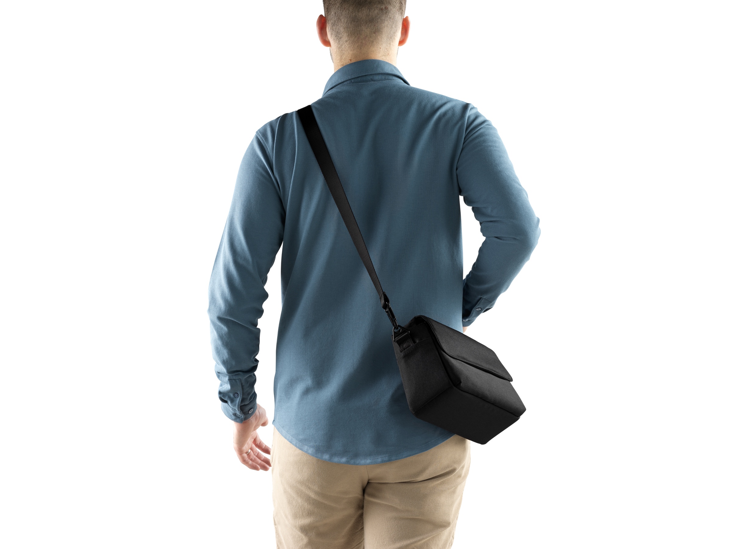 COS Small Crossbody Bag in Blue for Men